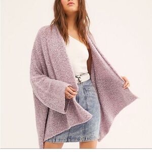 Free People Cozy Knit Sweater - Light Blue